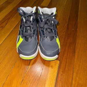 Nike - Air Trainer GS High Shoes Gray Highlighter - Men’s 7